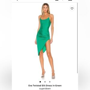 REVOLVE Superdown Eva twisted slit dress